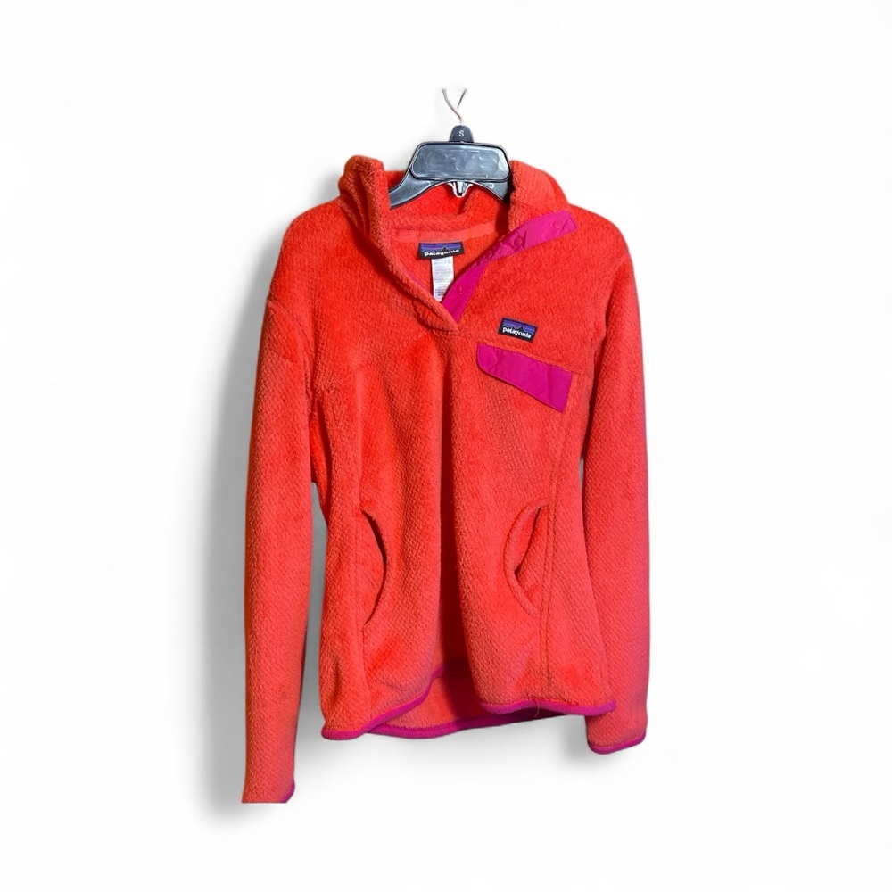 Patagonia Women’s Synchilla Snap-T Fleece Pullover – Coral Pink/Hot Magenta S - Picture 5 of 6